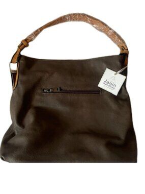 Janin Handbag Bucket Style Hobo Shoulder Bag with Extra Longer Strap NWT